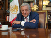 Tens of thousands march in Mexico City to support president