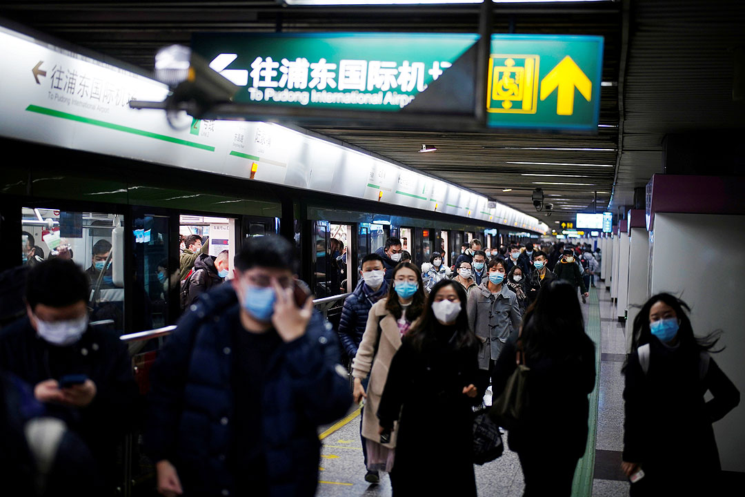 Shanghai, China-subway