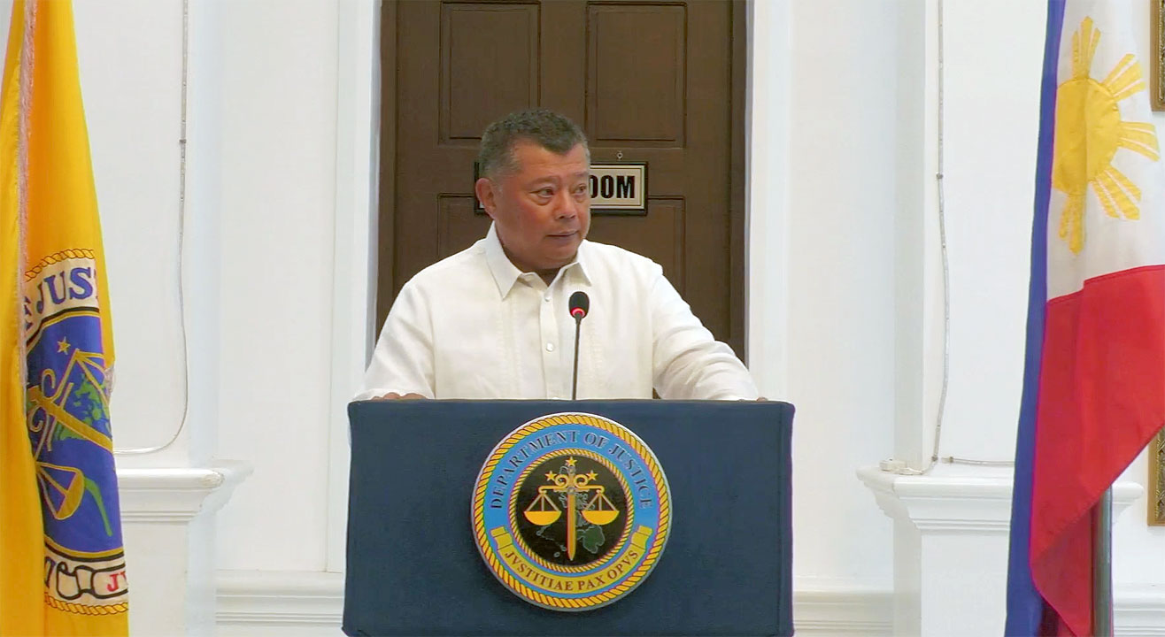 Remulla-presscon-SCREEN-GRAB-DOJ-FACEBOOK-PAGE