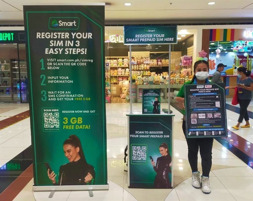 SIM Reg Booth