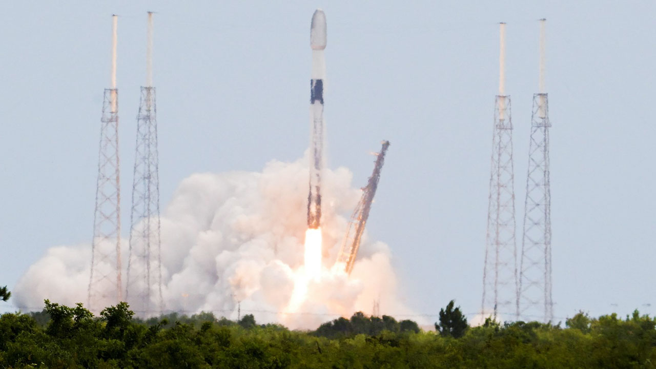 US-SpaceX Falcon 9 rocket