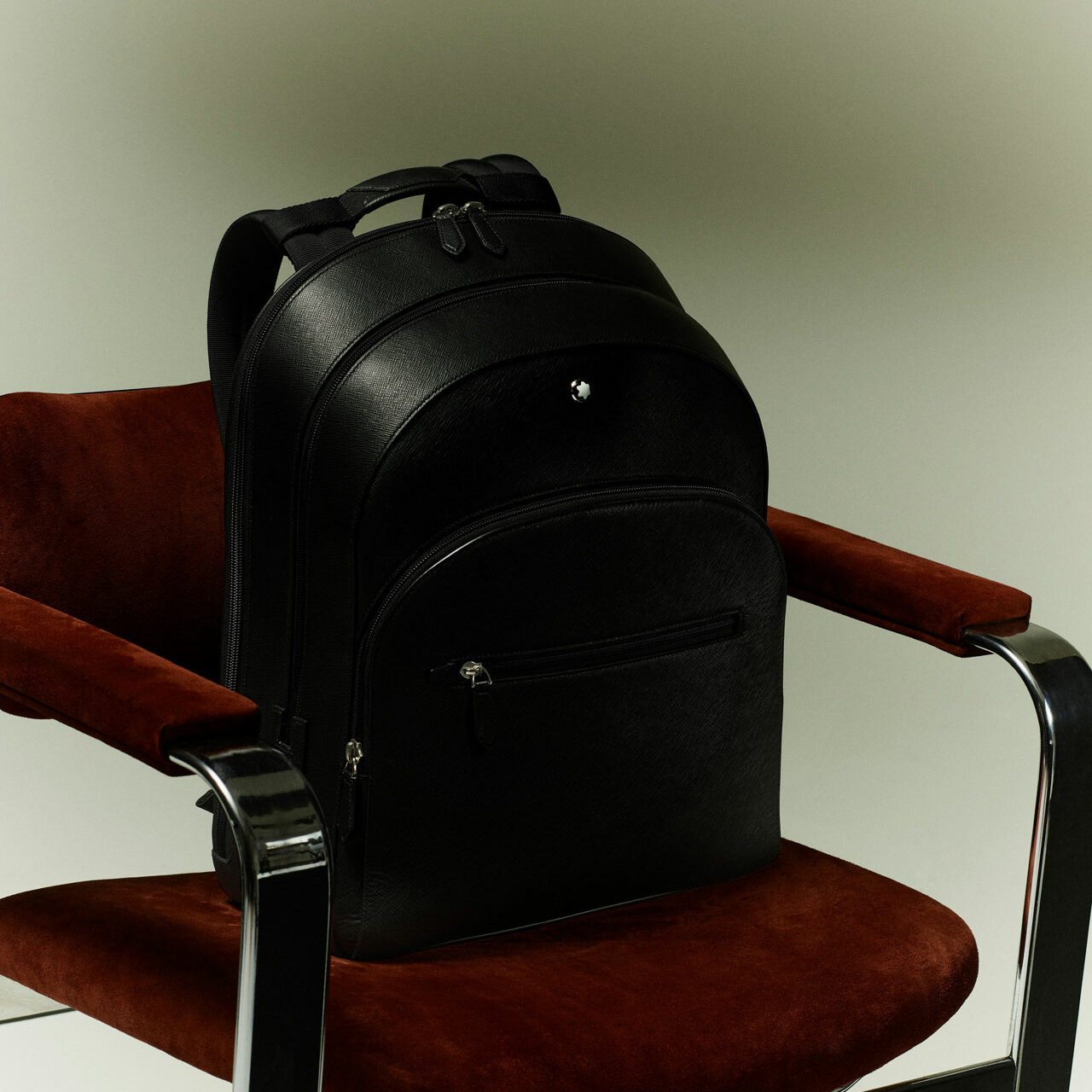 Montblanc Sartorial Leather Bowling Bag - Black