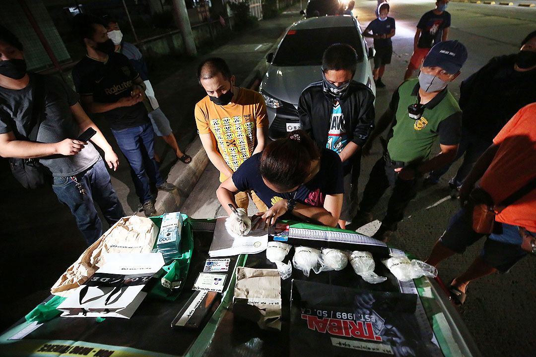 police drug raid
