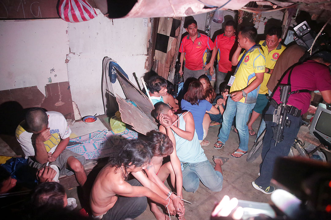 police drug raid