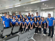 Women’s volleyball team flies to Japan for training camp