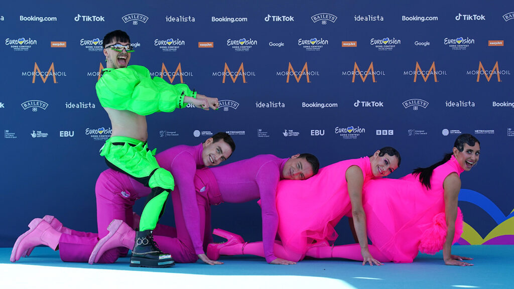Eurovision 2023 opens with acts walking Liverpool’s ‘Turquoise Carpet