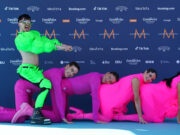 Eurovision 2023 opens with acts walking Liverpool’s ‘Turquoise Carpet’