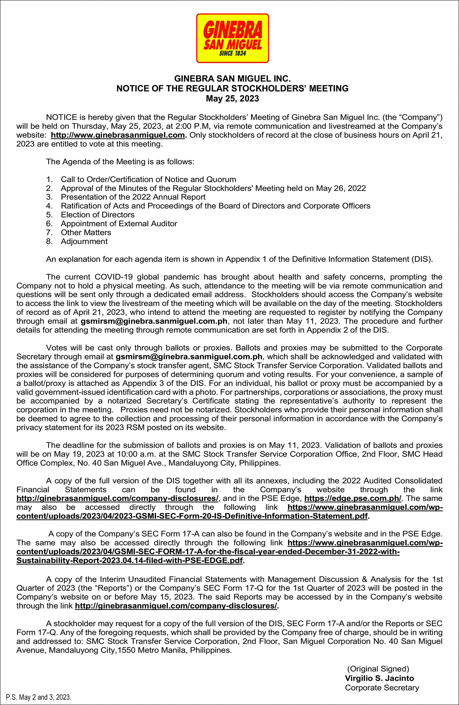 GSMI 2023 Notice