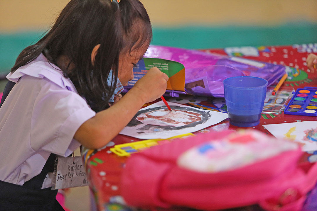 student-painting