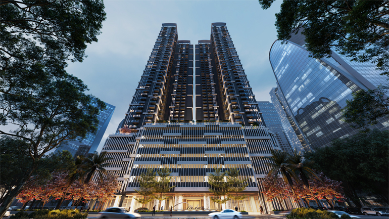 Facade-of-The-Grand-Midori-Ortigas-in-Ortigas-Center-Pasig-City-Artist’s-perspective-(1)-OL