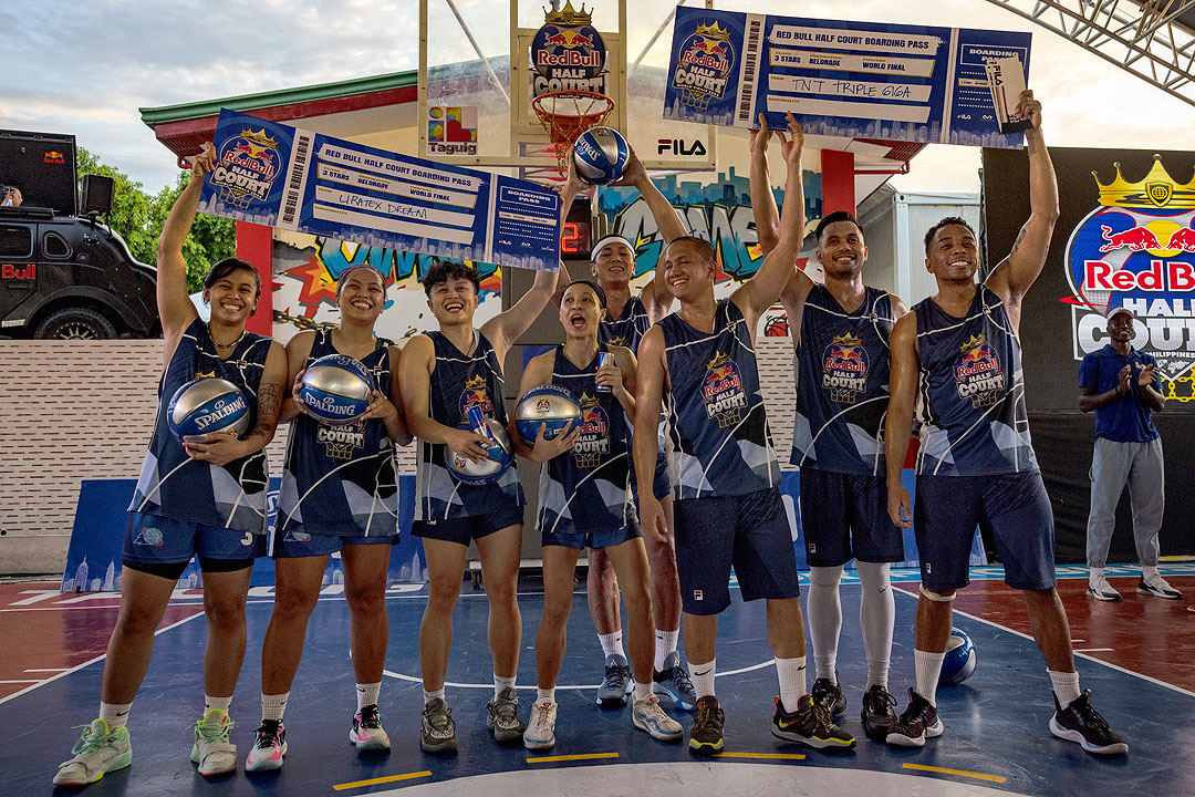 TNT Triple Giga and Uratex Dream dominate Red Bull Half Court, secure