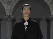 Valentino returns to Milan Fashion Week with flowery menswear show