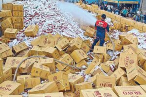 P106-M illicit cigarettes seized