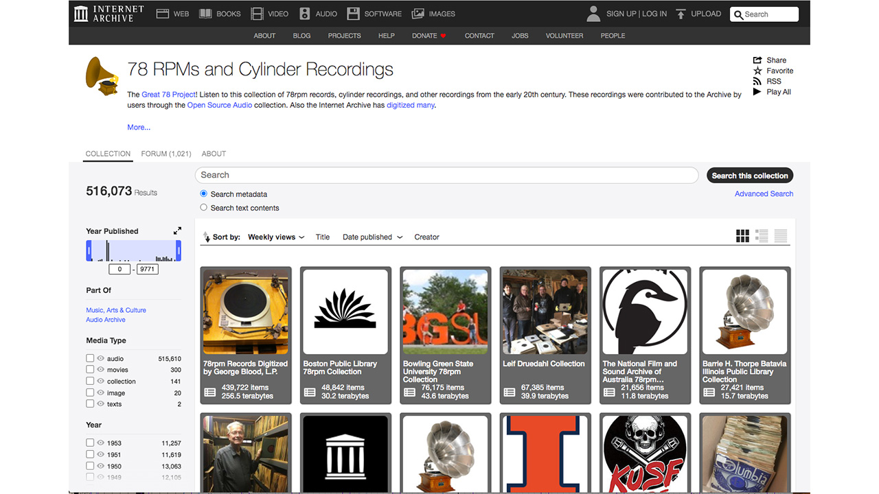 Music labels sue Internet Archive