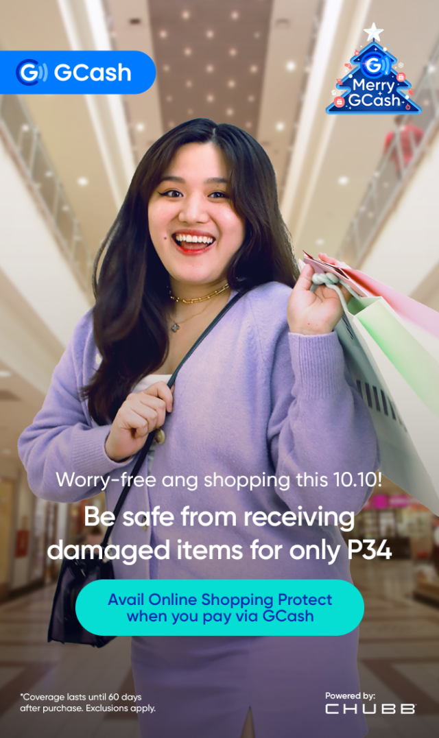 GCash offers online shopping protection via GInsure for only P34