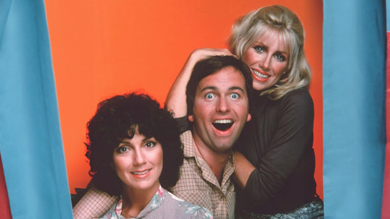 Three's Company Joyce DeWitt, John Ritter,& Suzanne Somers