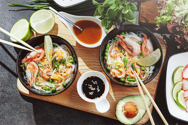 asian rice noodles