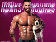 Hunks and Hounds calendar pairs bodybuilders with rescue pups