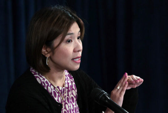 Marcos accepts resignation of Pangandaman, Bersamin