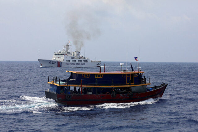 PHL supply boat-chinese ship