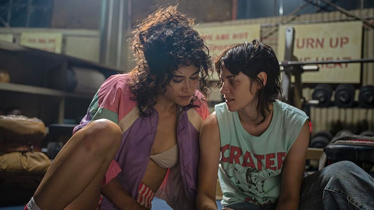 Kristen Stewart and Katy O'Brian in Love Lies Bleeding (2024)