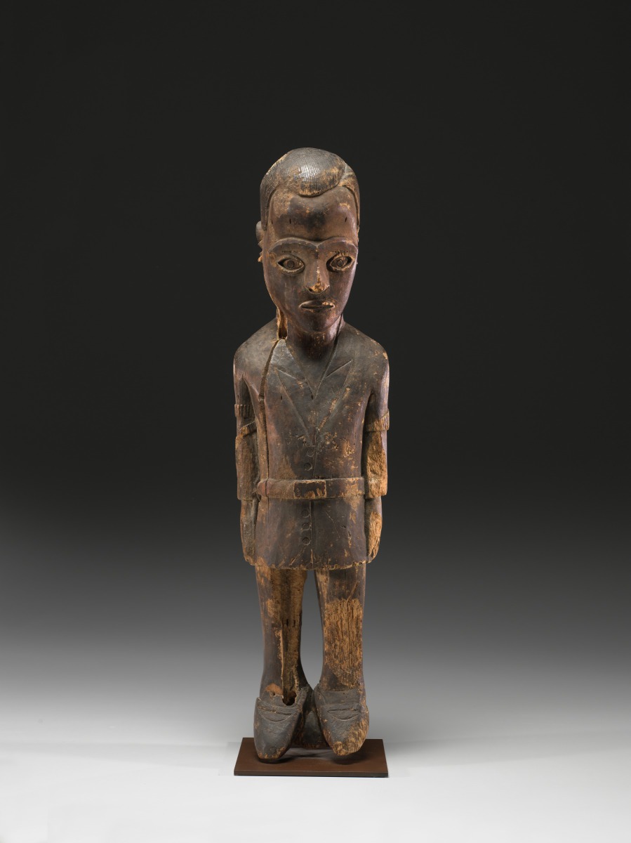 Chief's or Diviner's Figure representing the Belgian Colonial Officer, Maximilien Balot (Primary Title) - vmfa.museum