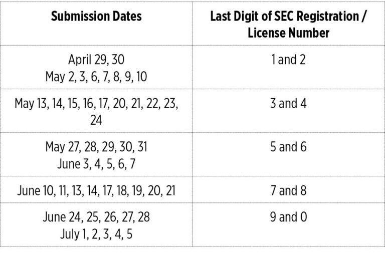 SEC FS filing deadline looming BusinessWorld Online