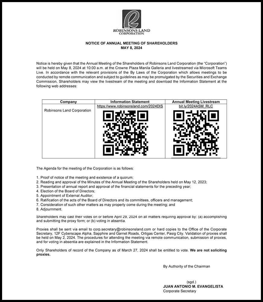 RLC 2024 ASM Notice
