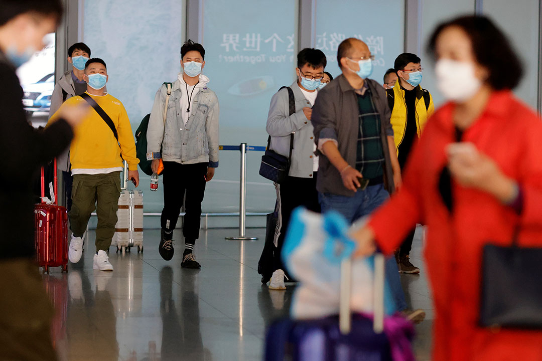 China-airport-face mask
