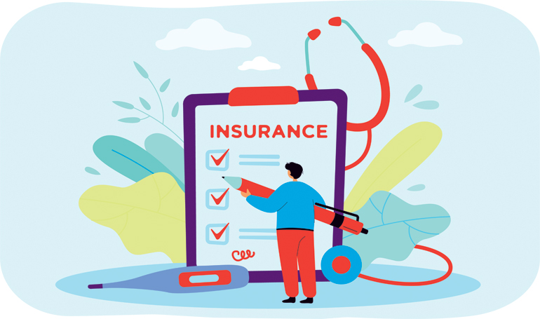 SF_Person-studying-terms-and-signing-health-insurance-agreement-OL