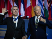Ukraine will stop Putin, Biden tells NATO