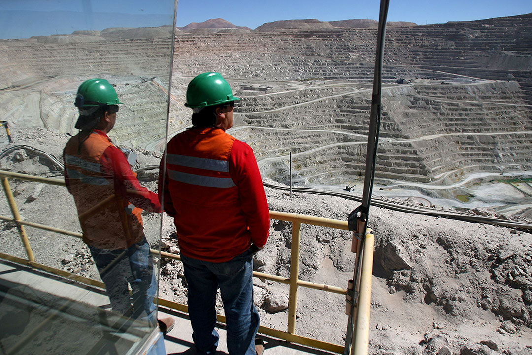 Copper mine-workers