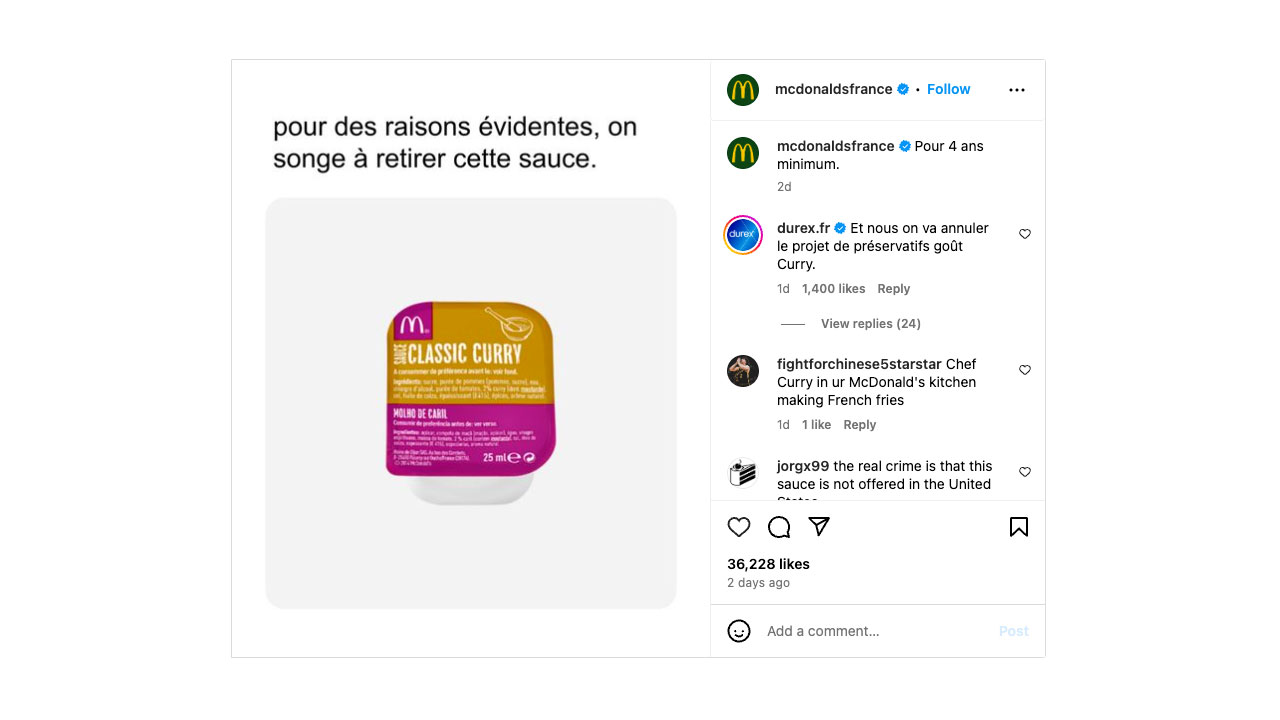McDonald’s France jokes
