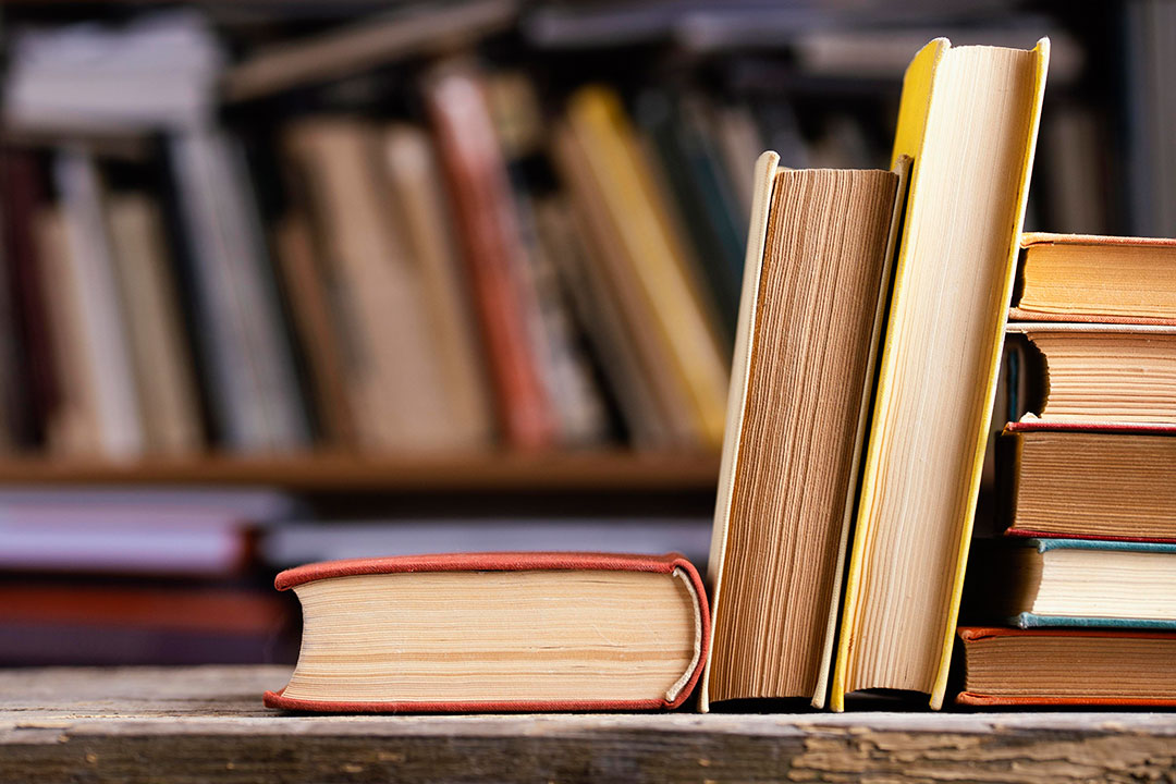 front-view-hardback-books-library