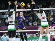 Lady Spikers battle Lady Bulldogs at Shakey’s Super League finals