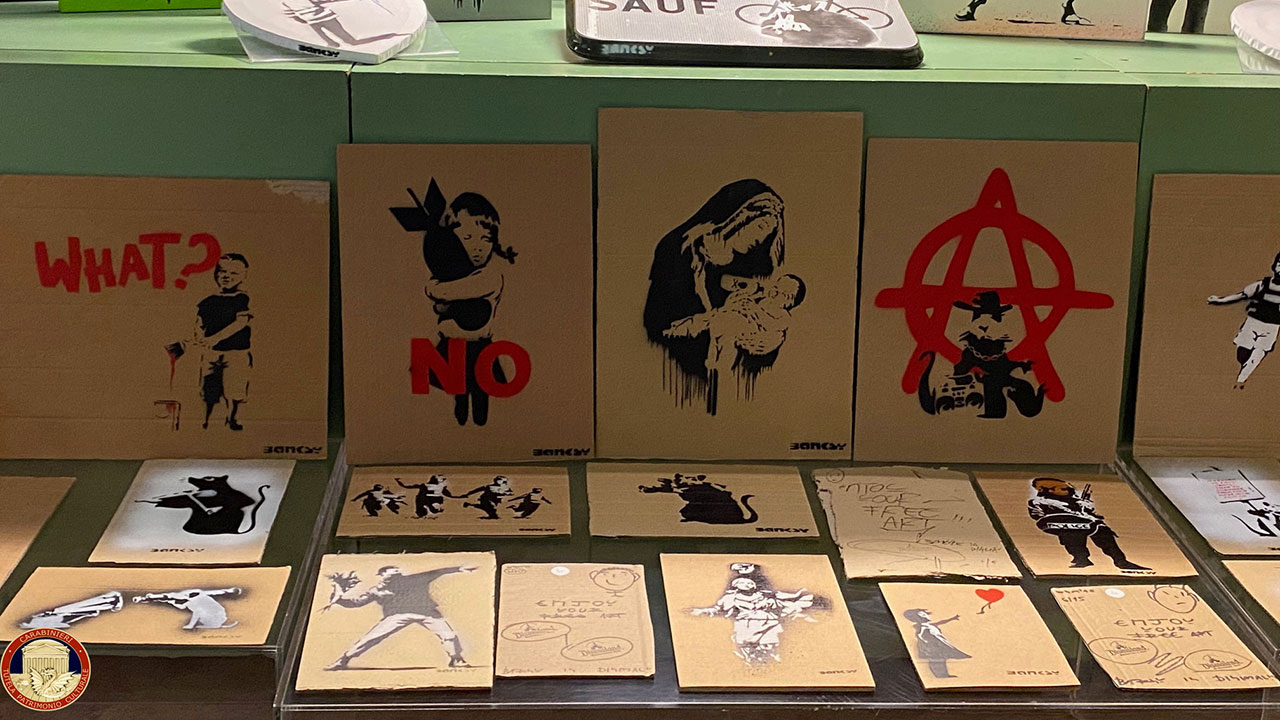 ITALY-ART-FORGERY-BANKSY
