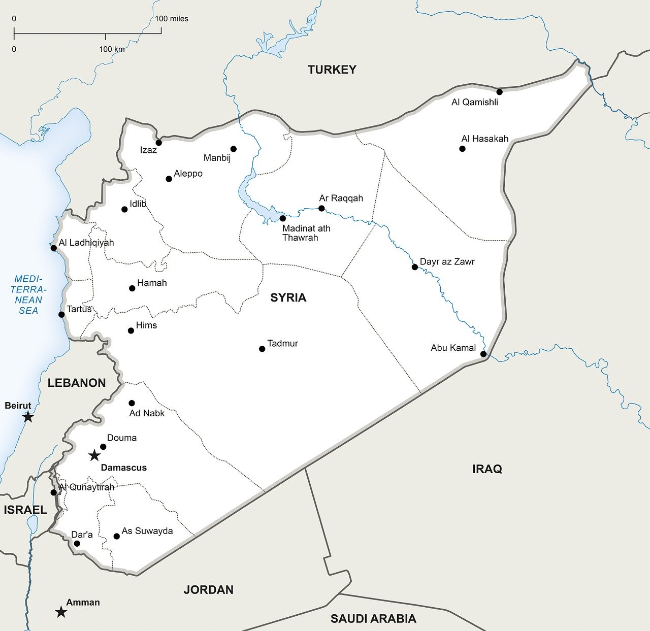 syria map