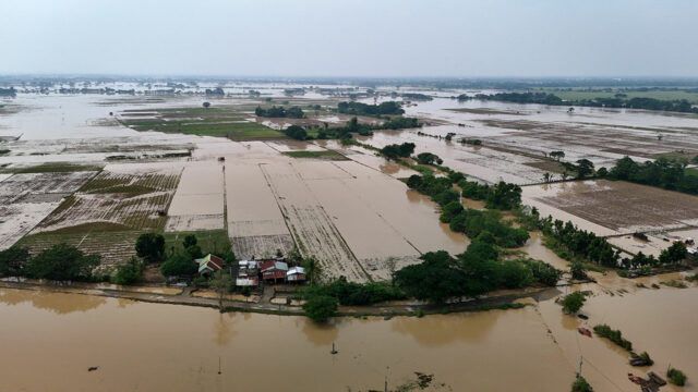 Typhoon aftermath-flood