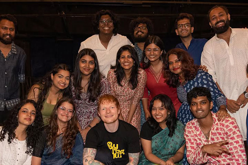 Ed Sheeran in India