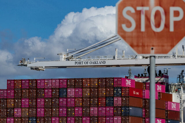 Oakland port-container