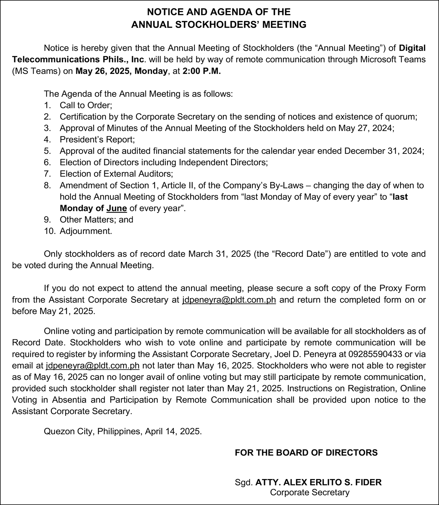 Digital Telecommunications Phils Inc.