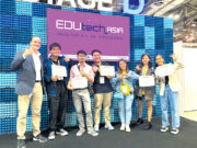 UST students win innovation award for sustainability app in Singapore