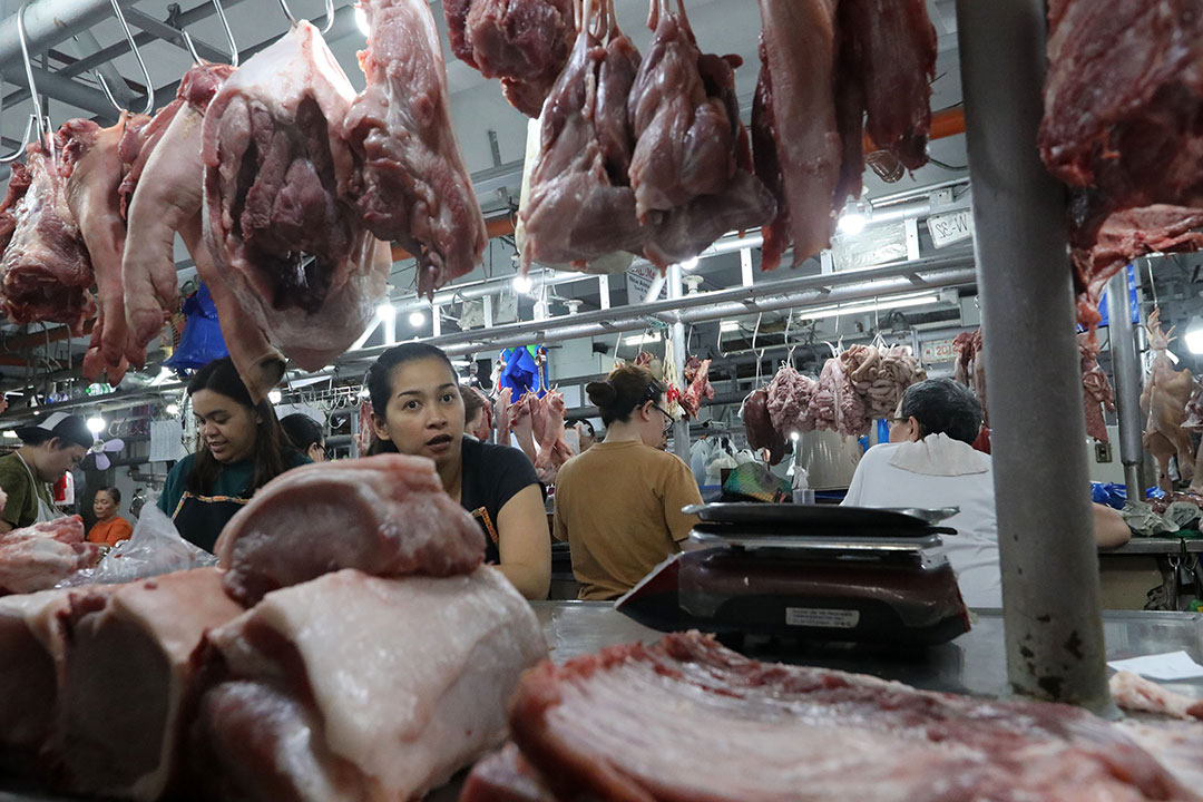 Prork meat market