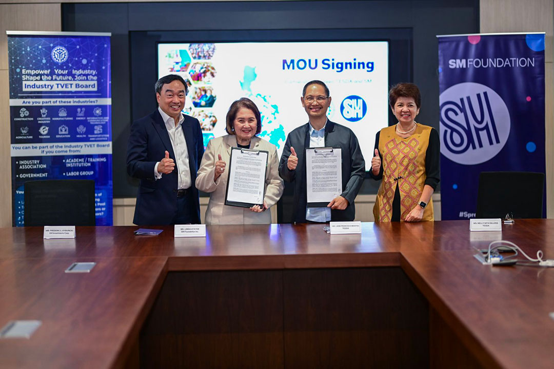 SM Foundation, TESDA partner to support workforce development