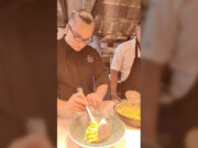 A filling dinner fills purses for charity