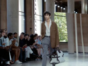 Paris Fashion Week: Hermès shows woven leather tops and trousers; Louis Vuitton shows India-flavored fashions
