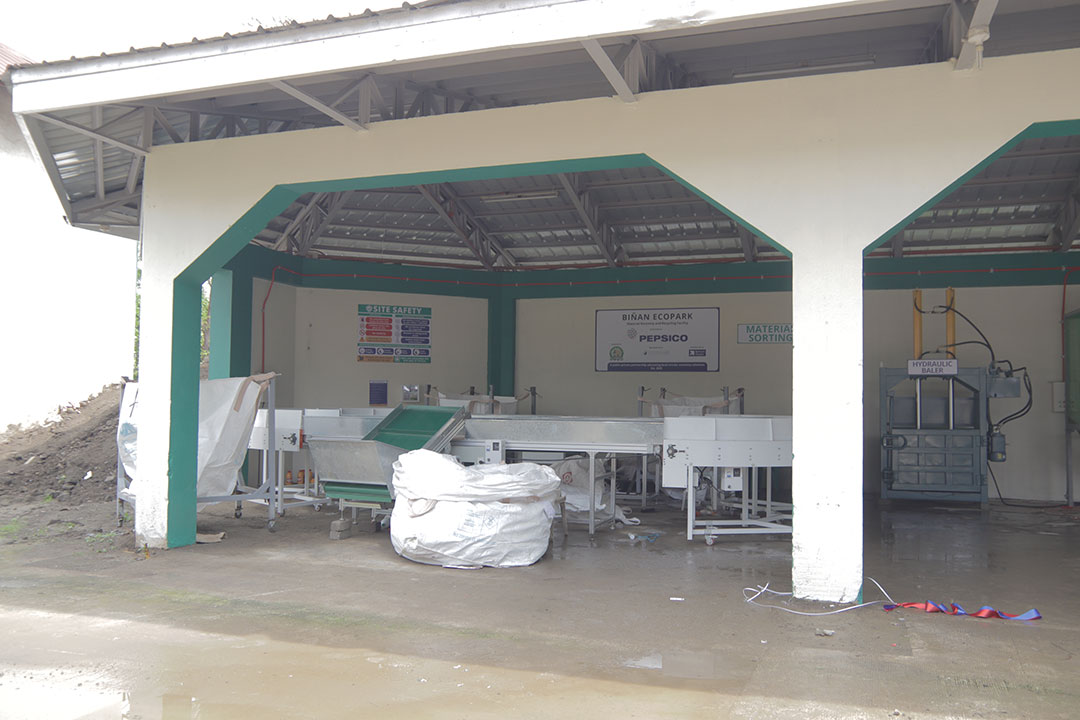 Laguna-waste diversion facility