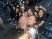 Stranded PLDT HS Hitters rescued by RAHA Volunteers in flood-hit Araneta Avenue in Quezon City