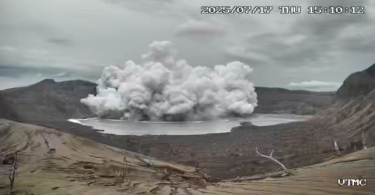 Taal crater