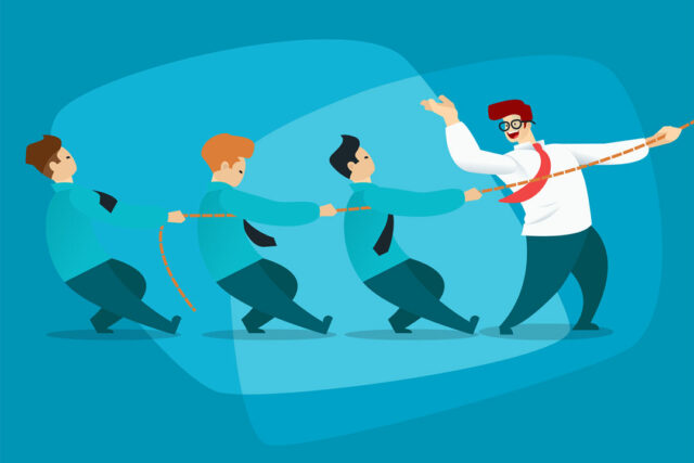 flat leadership design